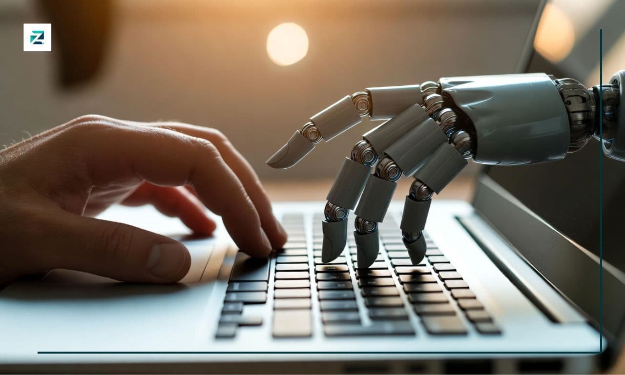 Human and AI collaboration on work
