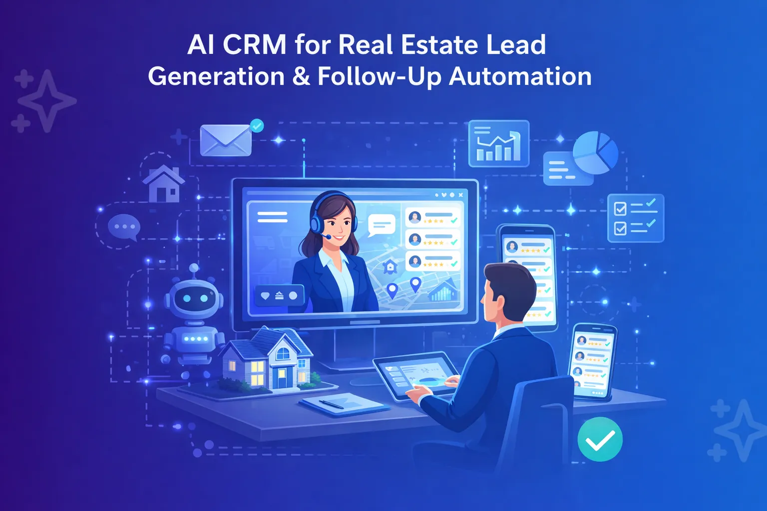 AI CRM for Real Estate Lead Generation & Follow-Up Automation