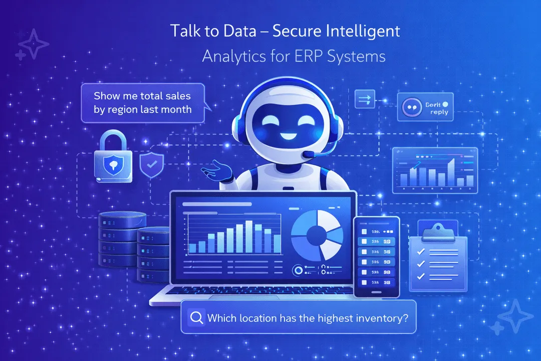 Talk to Data — Secure Intelligent Analytics for ERP Systems
