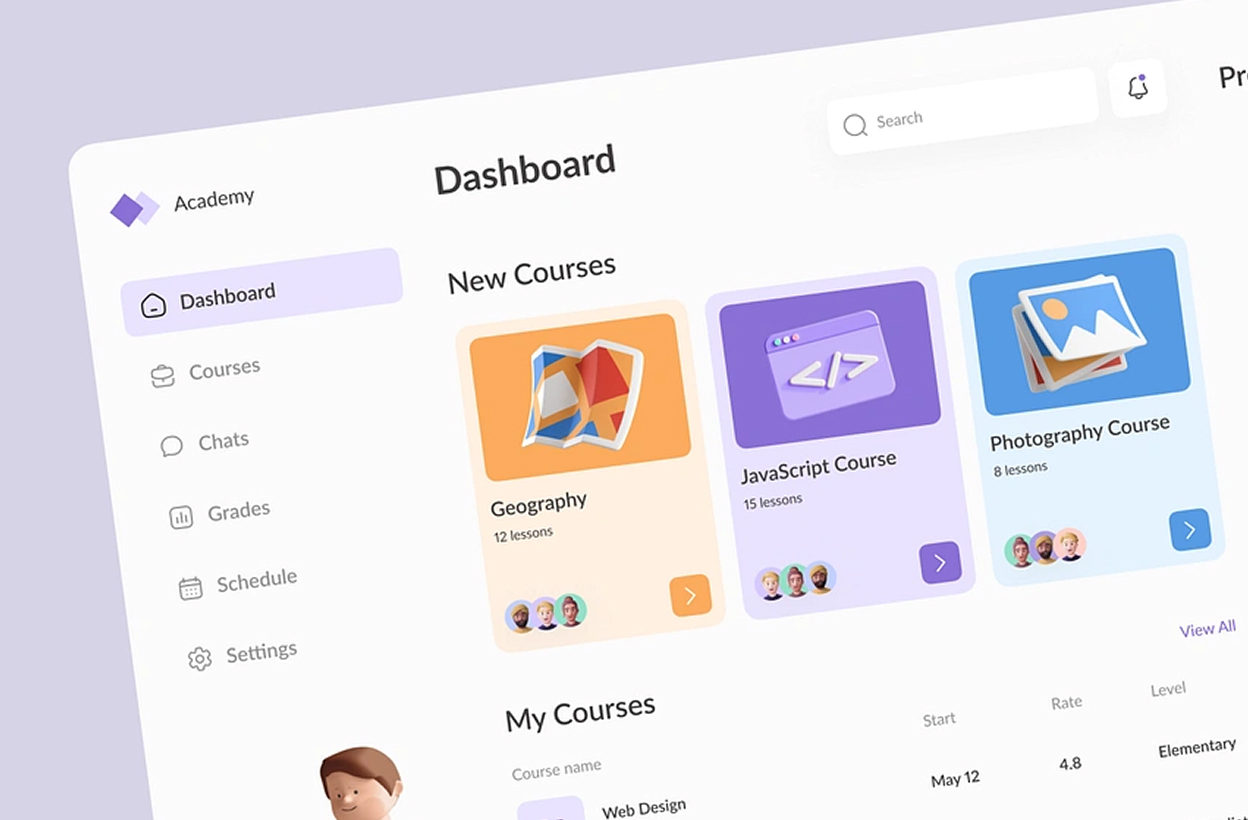 eLearning Platform with Live Master Coach Sessions